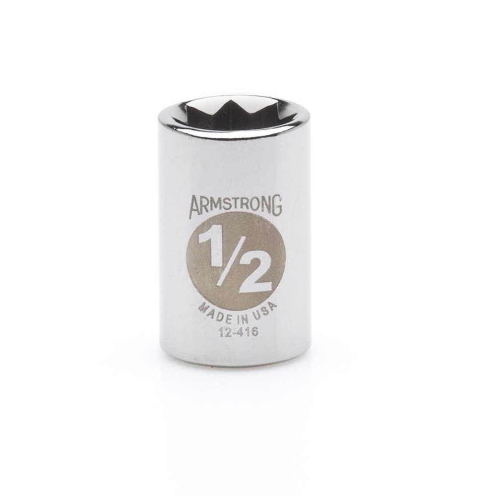 DADO CUADRO DE 1/2 X 1/2 DE 8 PUNTAS A12-416 ARMSTRONG