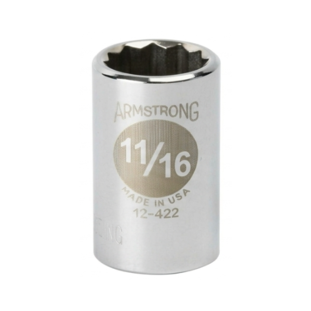 DADO CUADRO DE 1/2 X 11/16 DE 8 PUNTAS A12-422 ARMSTRONG