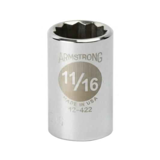 DADO CUADRO DE 1/2 X 11/16 DE 8 PUNTAS A12-422 ARMSTRONG