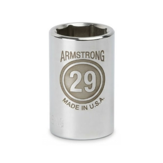 DADO CORTO MM 1/2"" DE 29MM 6 PTAS 39-029ARMSTRONG A39-029 ARMSTRONG