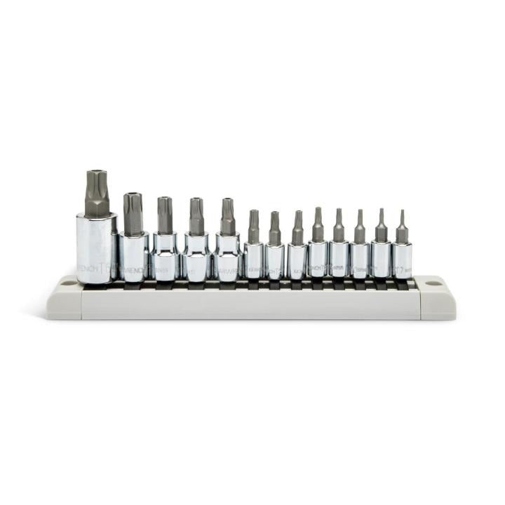 JUEGO DE DADOS PUNTA TORX TAMPER-PROOF 1/4"", 3/8"" Y 1/2"" 13 PZAS A80725 GEARWRENCH