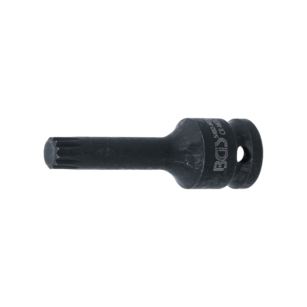 DADO DE IMPACTO CON PUNTASPLINE, M12, 1/2" B5482-M12 BGS
