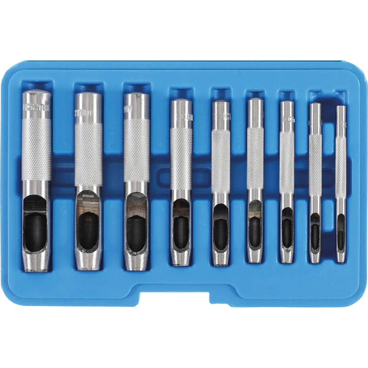 JUEGO 9 PIEZAS SACABOCADOS, 3-12 MM B565 BGS