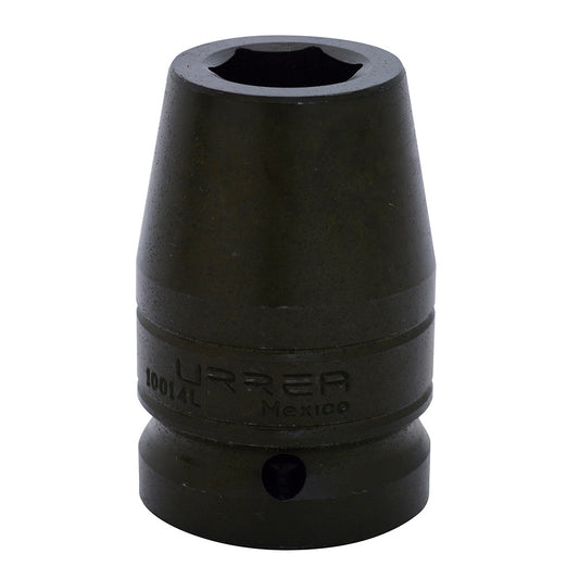 Dado de impacto largo URREA U10014L de 7/8 pulgadas cuadro de 1 pulgada, 6 puntas