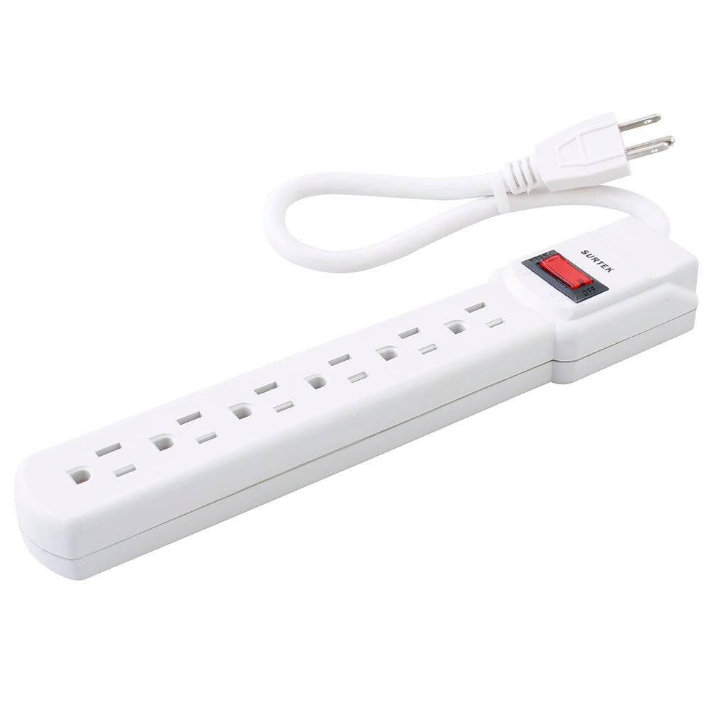 MULTICONTACTO 6 ENTRADAS CABLE 30 CM U136201 SURTEK