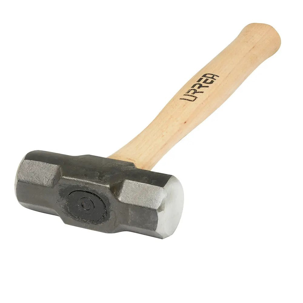 MARRO OCTAGONAL CABEZA MAQUINADA CON MANGO DE HICKORY AMERICANO DE 16", 4 LB U1435EG URREA