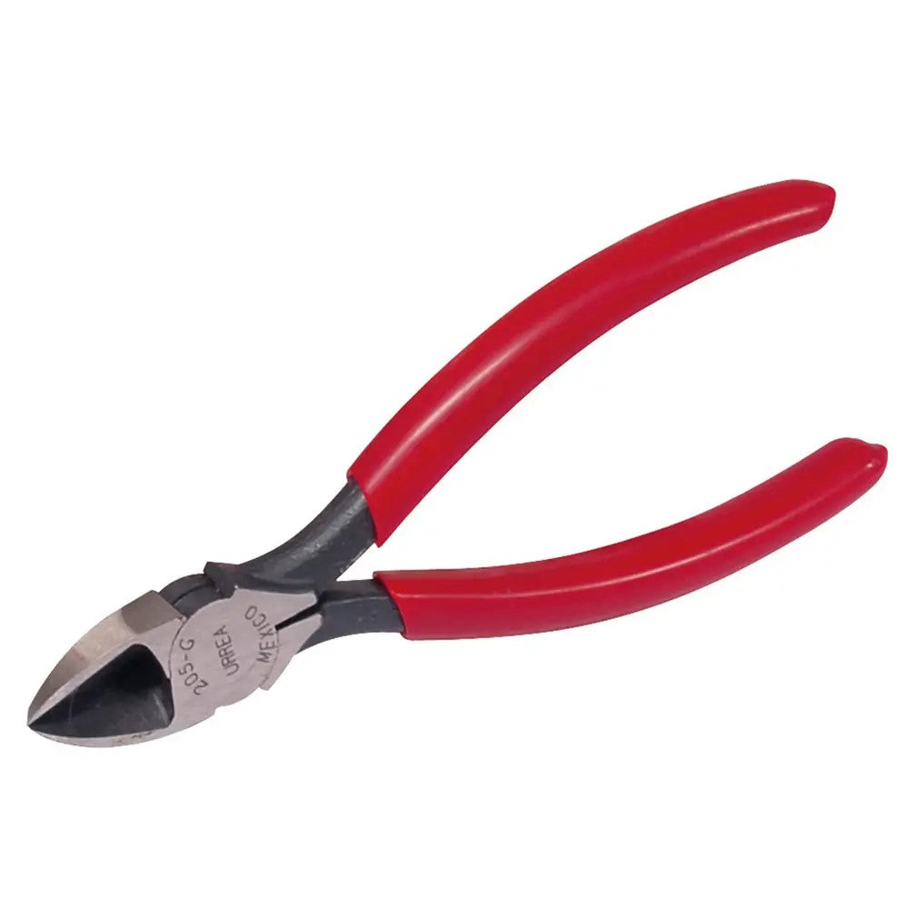 PINZA PARA ELECTRICISTA CON MANGO RUBBER GRIP DE 6-1/64" CORTE DIAGONAL U206G URREA