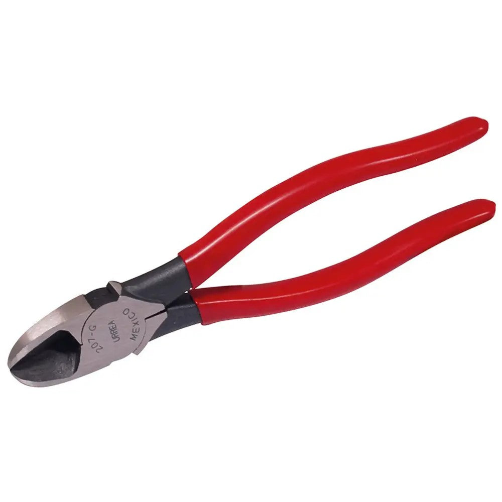 PINZA PARA ELECTRICISTA CON MANGO RUBBER GRIP DE 7-3/4" CORTE DIAGONAL ALTA PALANCA U207G URREA