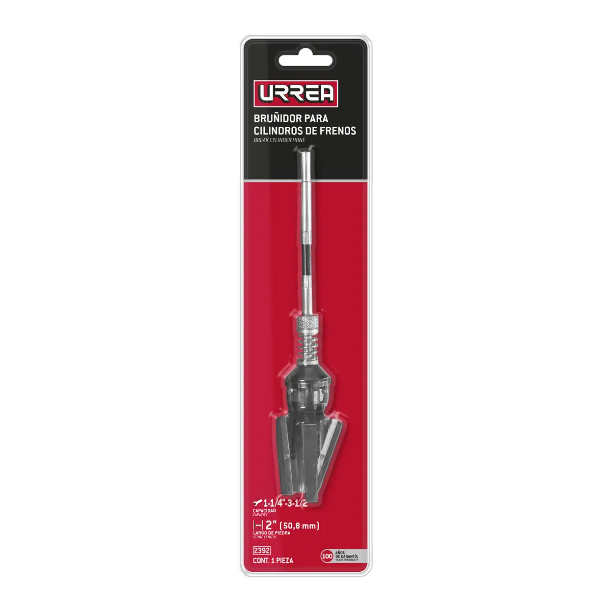 BRUÑIDORA PARA FRENOS DE TAMBOR DE 1-1/4" A 3-1/2" U2392 URREA