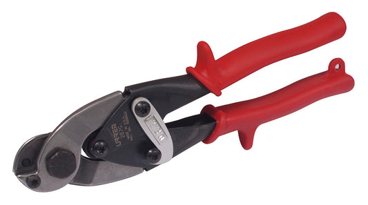 TIJERA CORTA CABLE Y ALAMBRE CON MANGO RUBBER GRIP DE ACERO, 9" U287G URREA