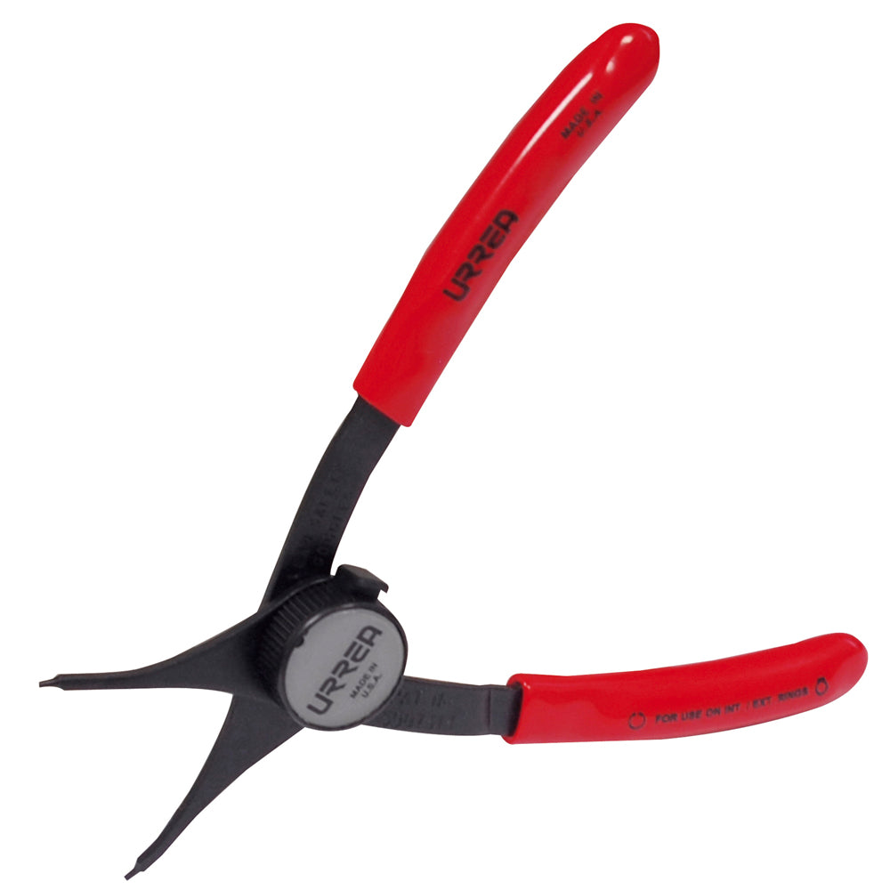 PINZA PARA ANILLOS DE RETENCIÓN CONVERTIBLES CON PERILLA .038 ÁNGULO DE 0 U399L URREA