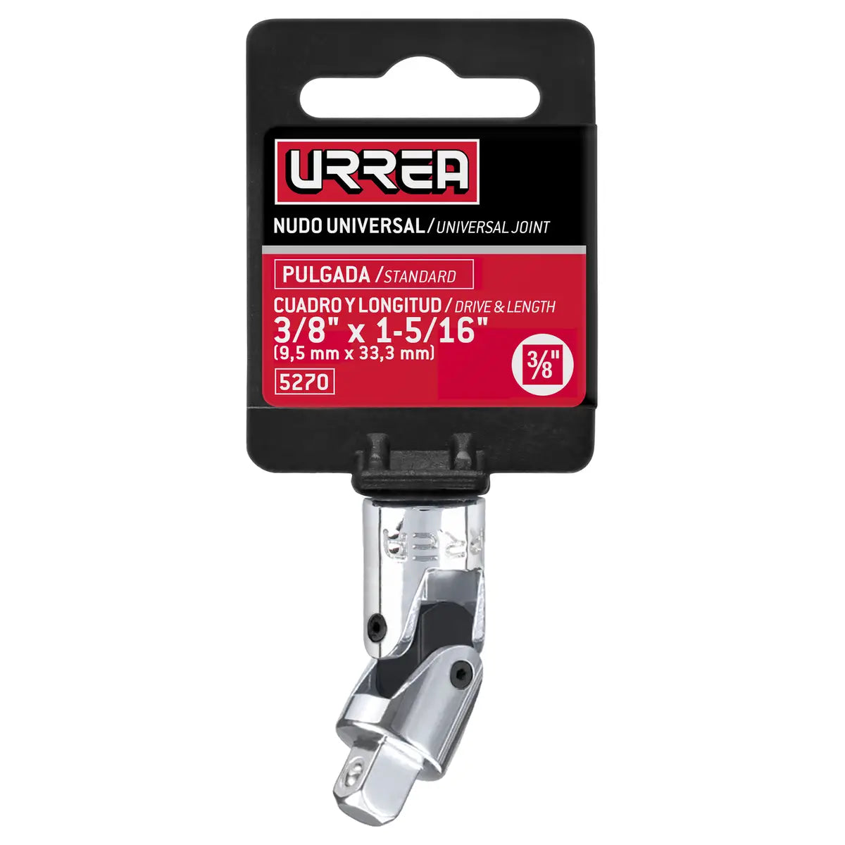 NUDO UNIVERSAL PARA DADO CUADRO DE 3/8", 1-15/16" U5270 URREA
