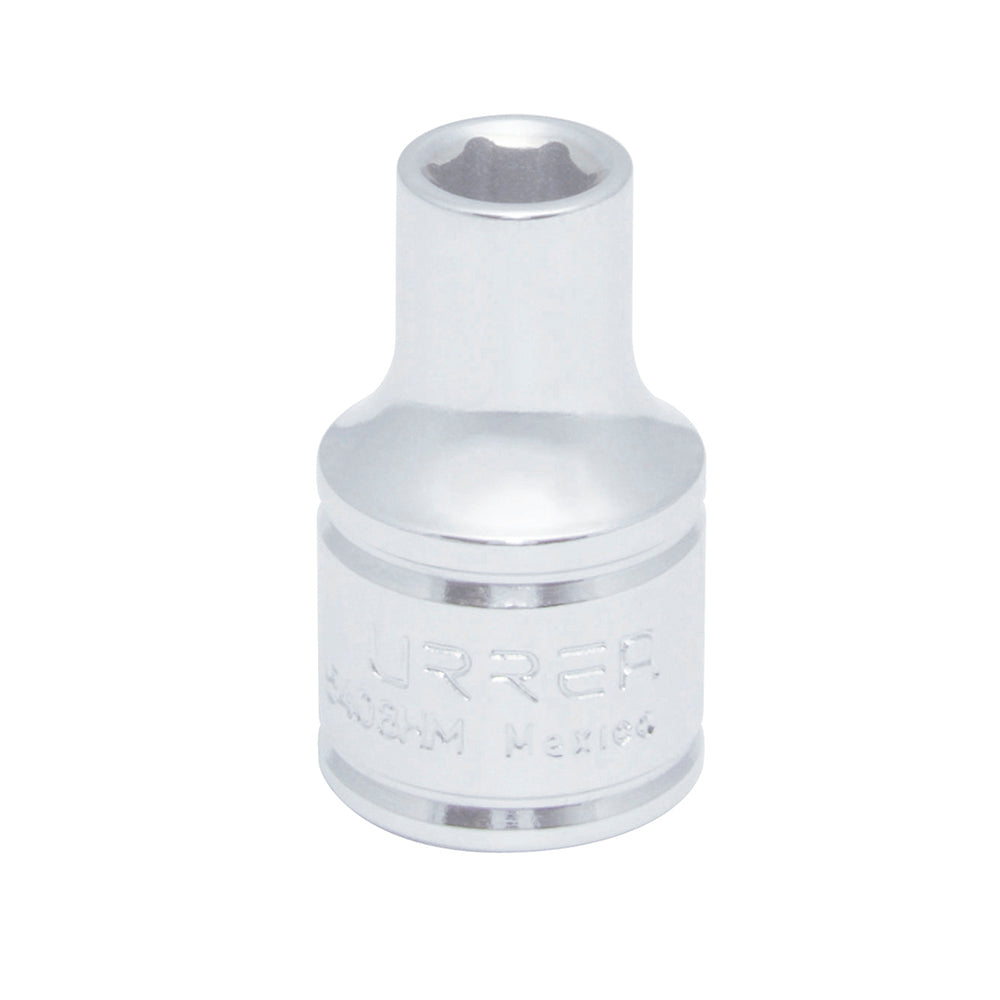 DADO CUADRO DE 1/2", 6 PUNTAS, MÉTRICO, 8 MM U5408HM URREA