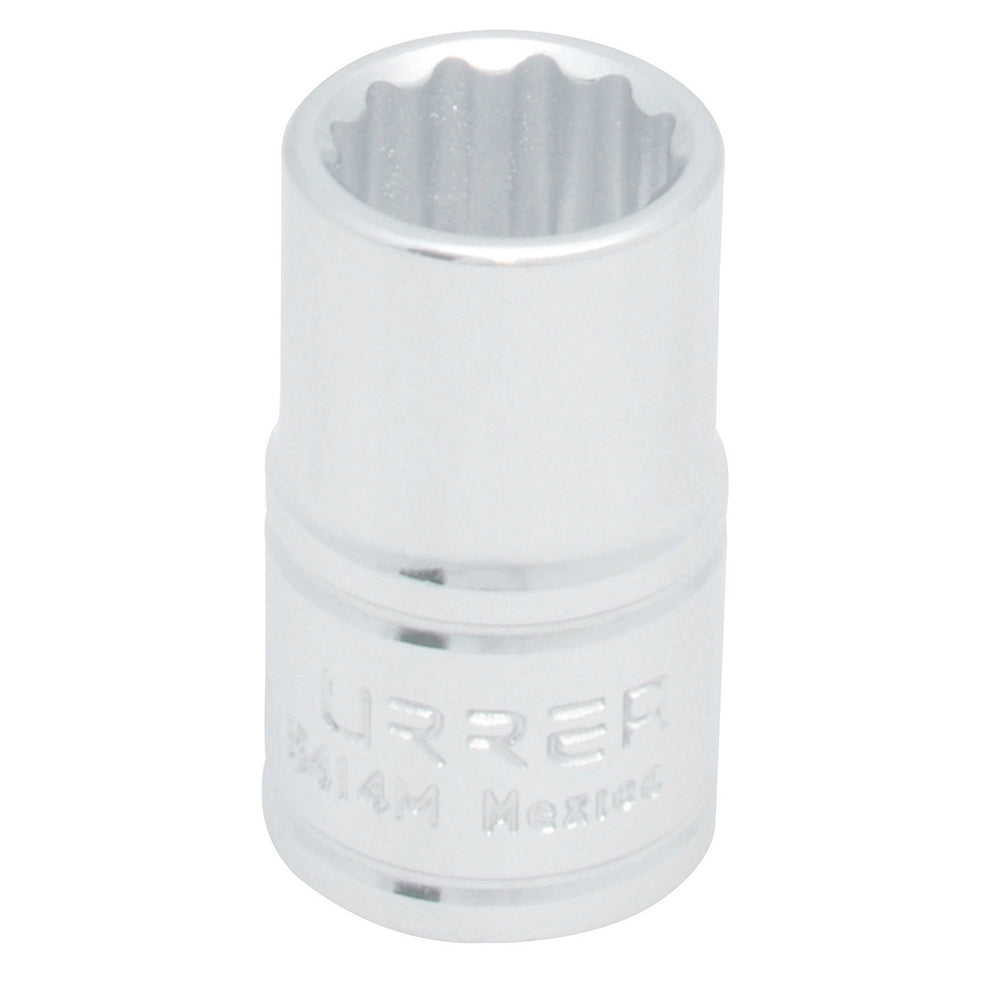 DADO CUADRO DE 1/2", 12 PUNTAS, MÉTRICO, 14 MM U5414M URREA