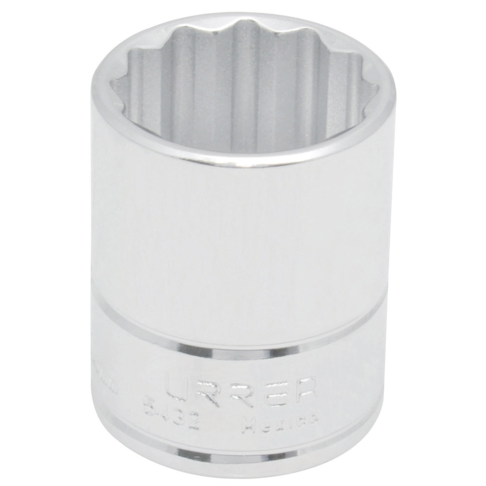 DADO CUADRO DE 1/2", 12 PUNTAS, EN PULGADAS, 1" U5432 URREA