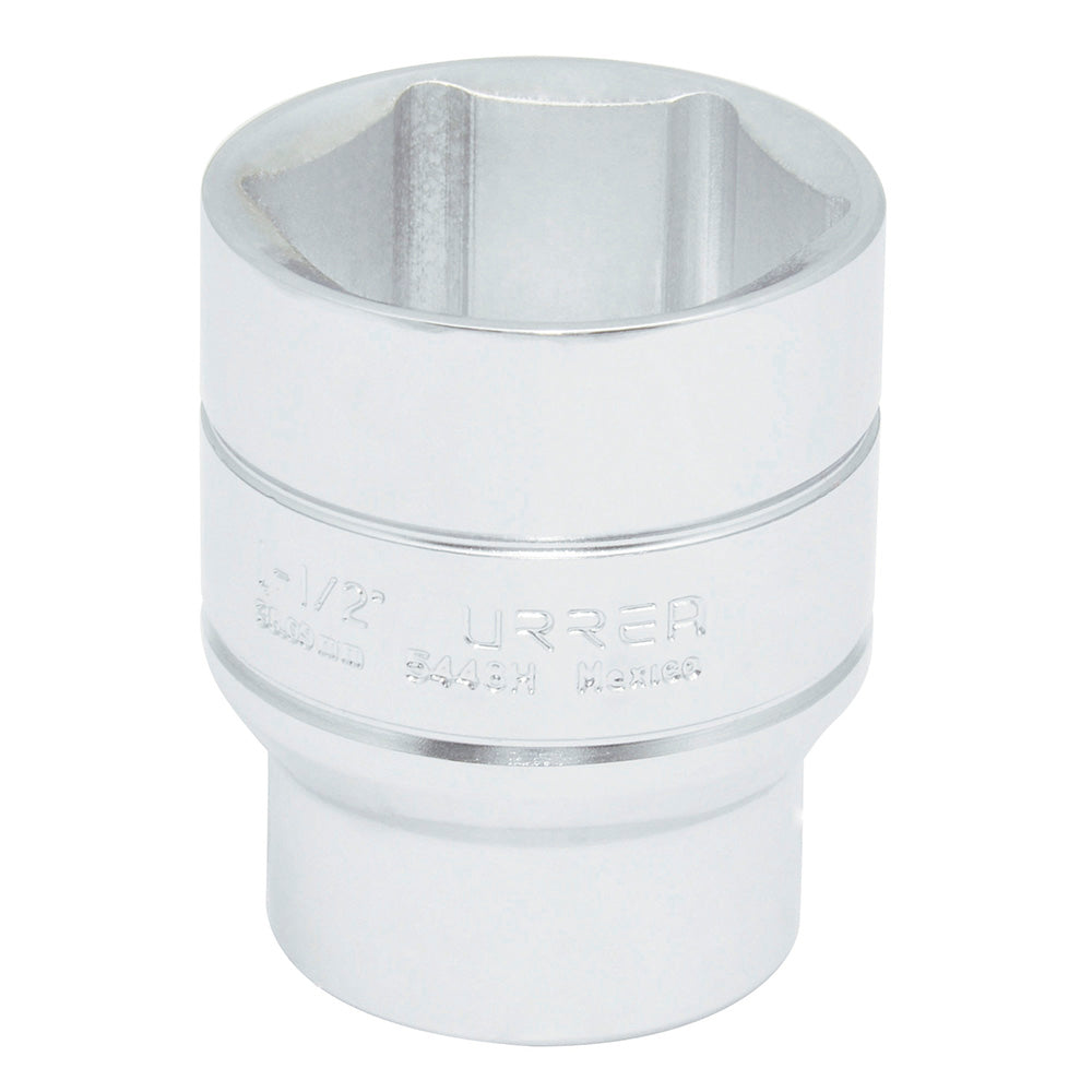 DADO CUADRO DE 1/2", 6 PUNTAS, EN PULGADAS, 1-7/16" U5446H URREA