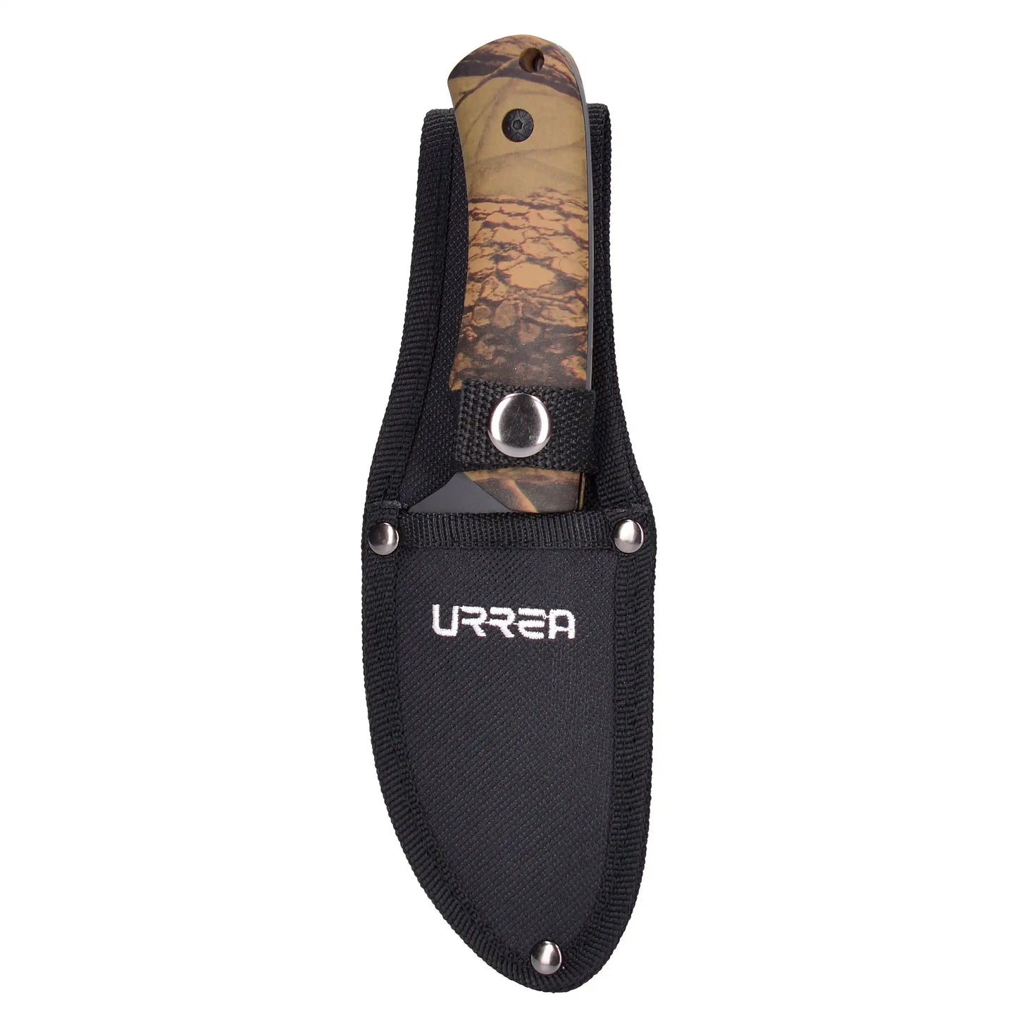 CUCHILLO DE ACERO INOXIDABLE CON MANGO DE PLÁSTICO DE 8-5/16", PARA CAMPAMENTO U685 URREA