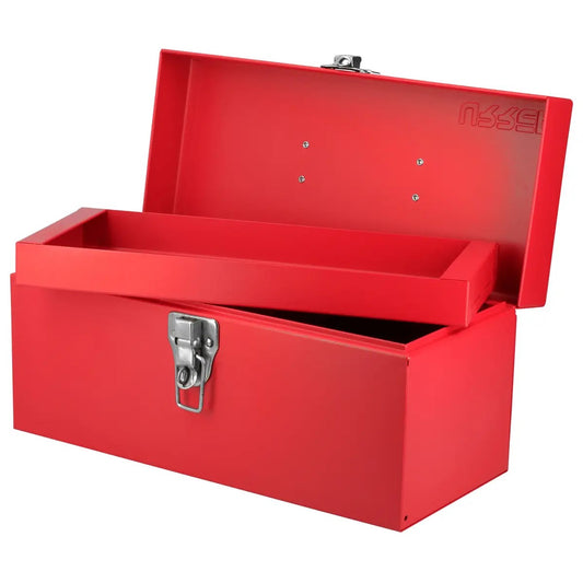 CAJA PORTAHERRAMIENTAS METÁLICA COLOR ROJO 14" X 6" X 6" UD2 URREA