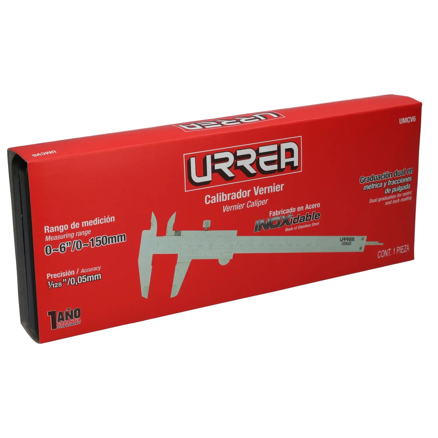 CALIBRADOR VERNIER 0 A 6" UUMCV6 URREA