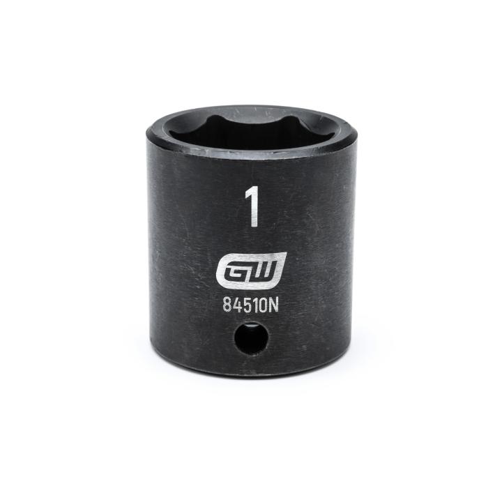 DADO CORTO DE IMPACTO SAE 1/2" DE 1" 6 PTAS A84510D GEARWRENCH