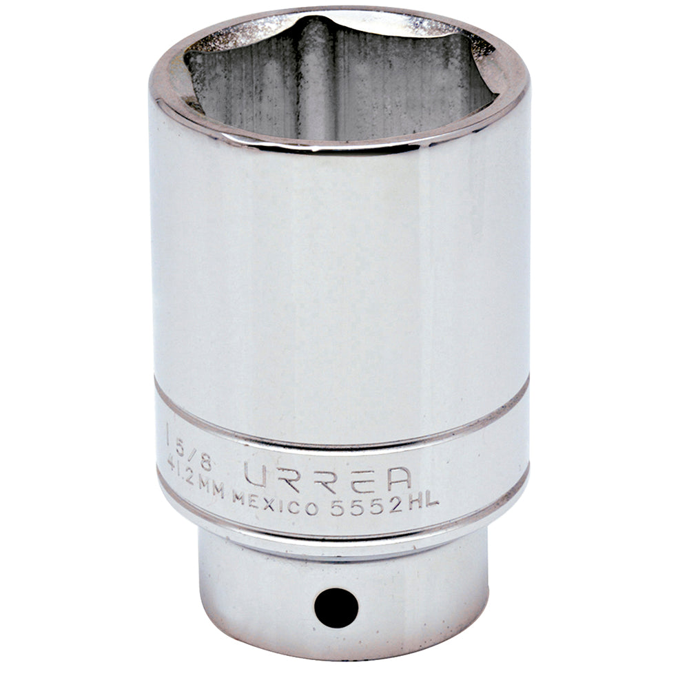 DADO LARGO CUADRO DE 3/4", 6 PUNTAS, EN PULGADAS, 1-5/8" U5552HL URREA
