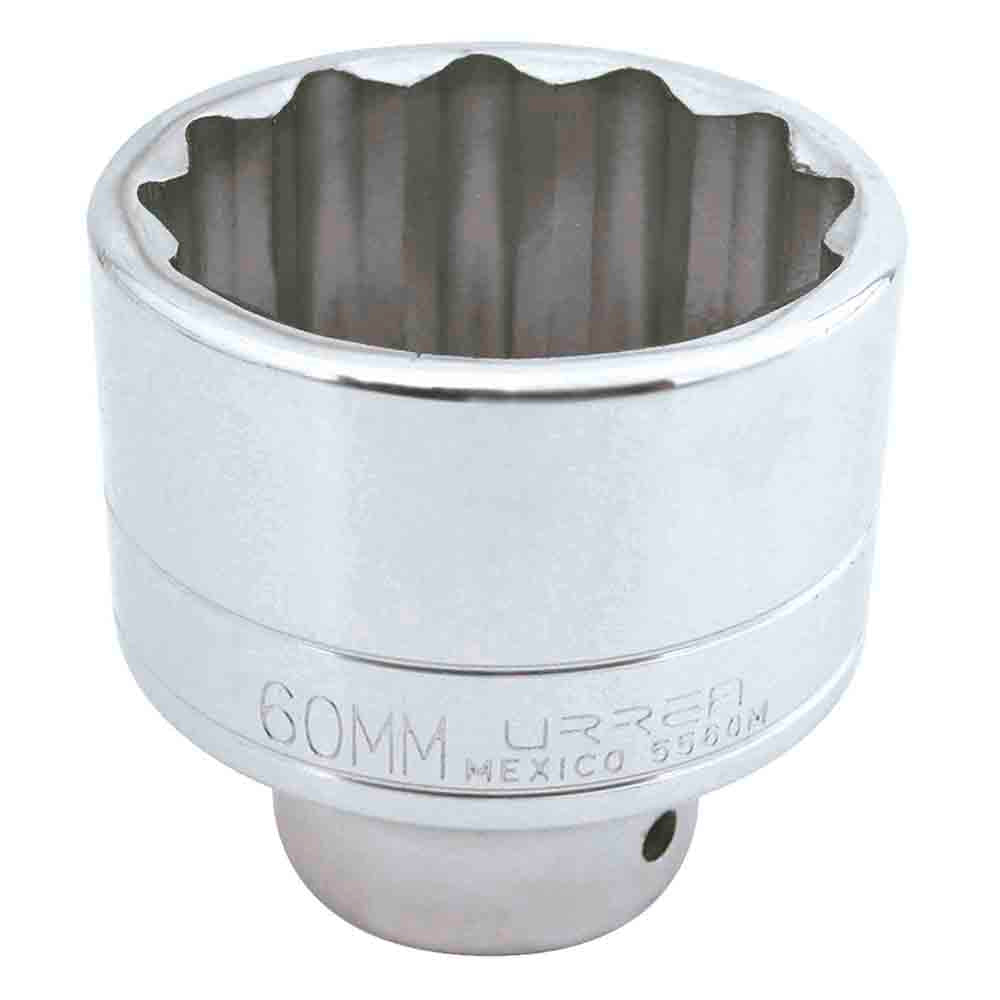 DADO CUADRO DE 3/4", 12 PUNTAS, MÉTRICO, 60 MM U5560M URREA