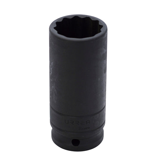 DADO DE IMPACTO LARGO CUADRO DE 1/2", 12 PUNTAS, EN PULGADAS, 1-3/16" U7338 URREA