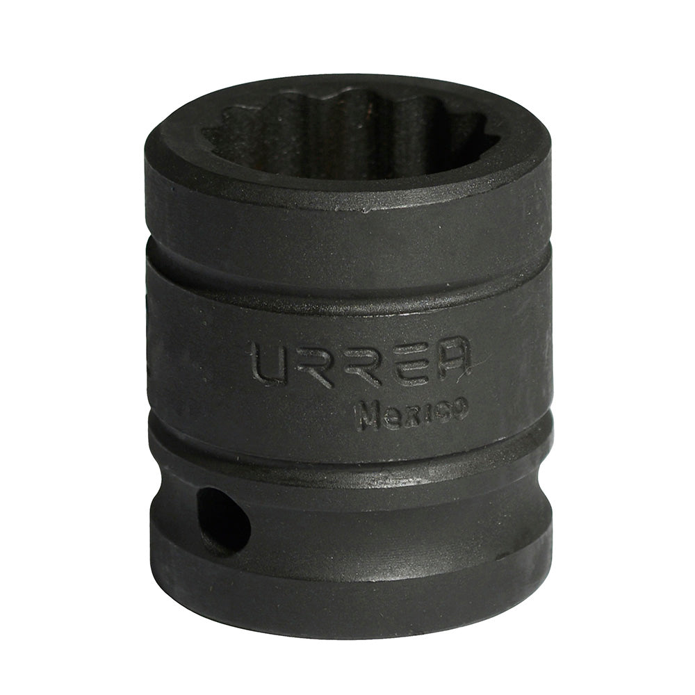 DADO DE IMPACTO CUADRO DE 1/2", 12 PUNTAS, MÉTRICO, 18 MM U7418MT URREA