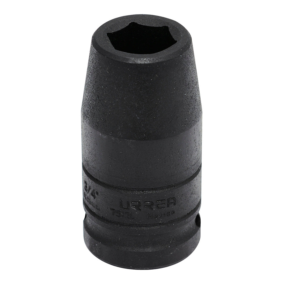 DADO DE IMPACTO LARGO CUADRO DE 3/4", 6 PUNTAS, EN PULGADAS, 3/4" U7512L URREA