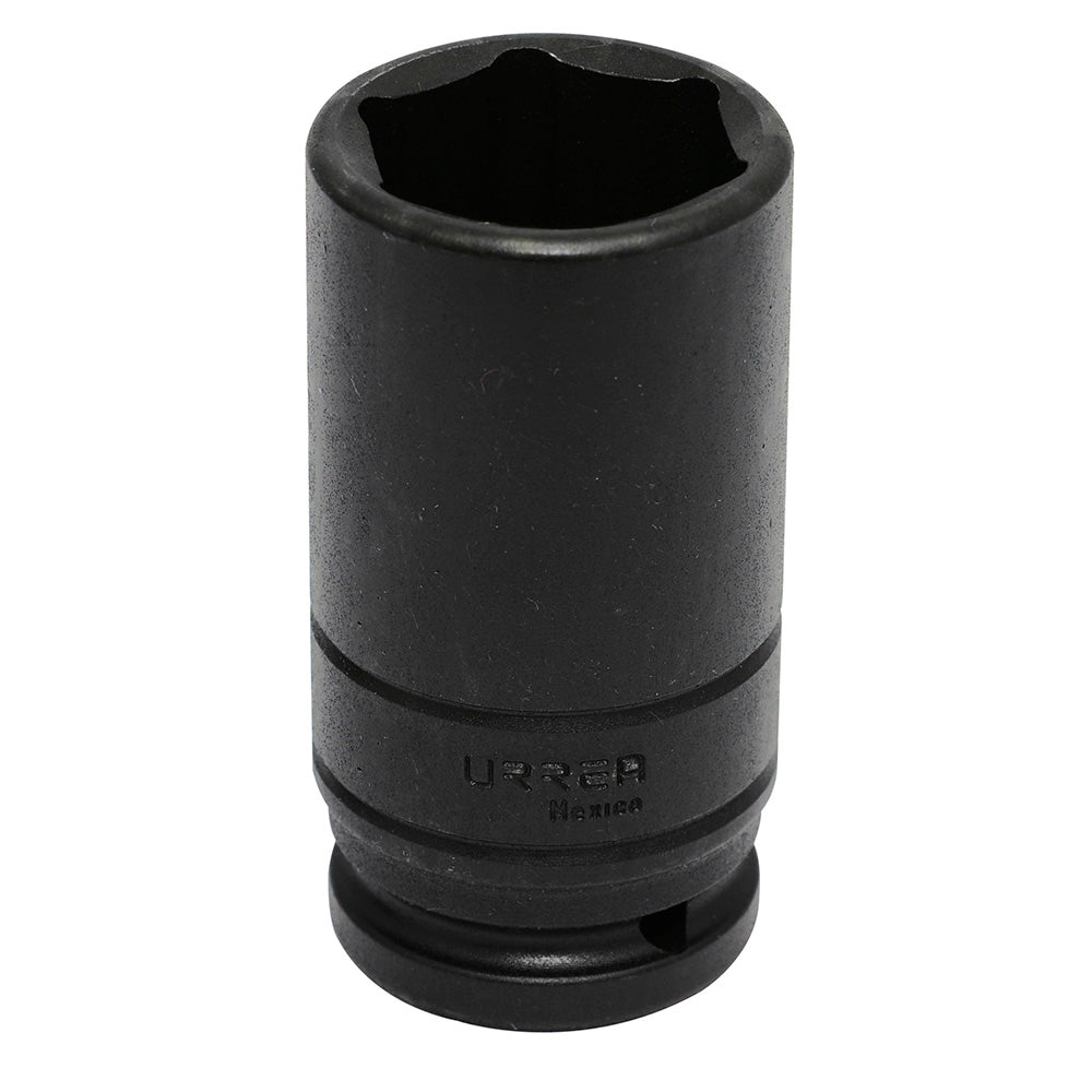 DADO DE IMPACTO LARGO PARED DELGADA CUADRO DE 3/4", 6 PUNTAS, EN PULGADAS, 1-3/8" U7522LD URREA