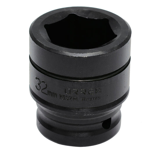 DADO DE IMPACTO CUADRO DE 3/4", 6 PUNTAS, MÉTRICO, 32 MM U7532M URREA