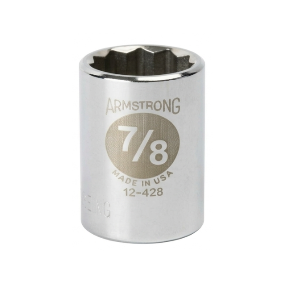 DADO CUADRO DE 1/2 X 7/8 DE 8 PUNTAS A12-428 ARMSTRONG