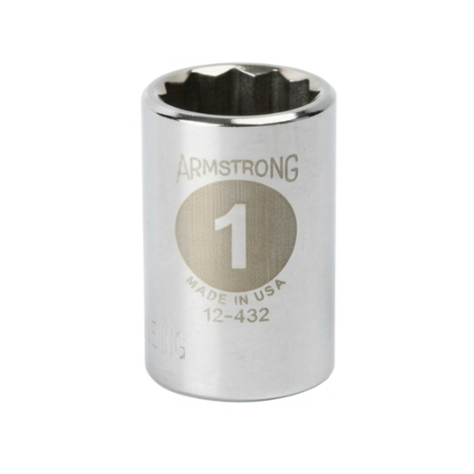 DADO CUADRO DE 1/2 X 1 DE 8 PUNTAS A12-432 ARMSTRONG