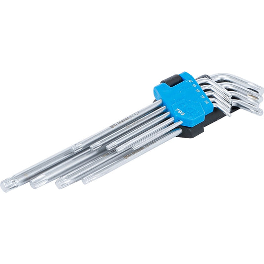 JUEGO 9 PIEZAS DE LLAVES TORX (T-STAR (TORX)) T10-50 B793 BGS