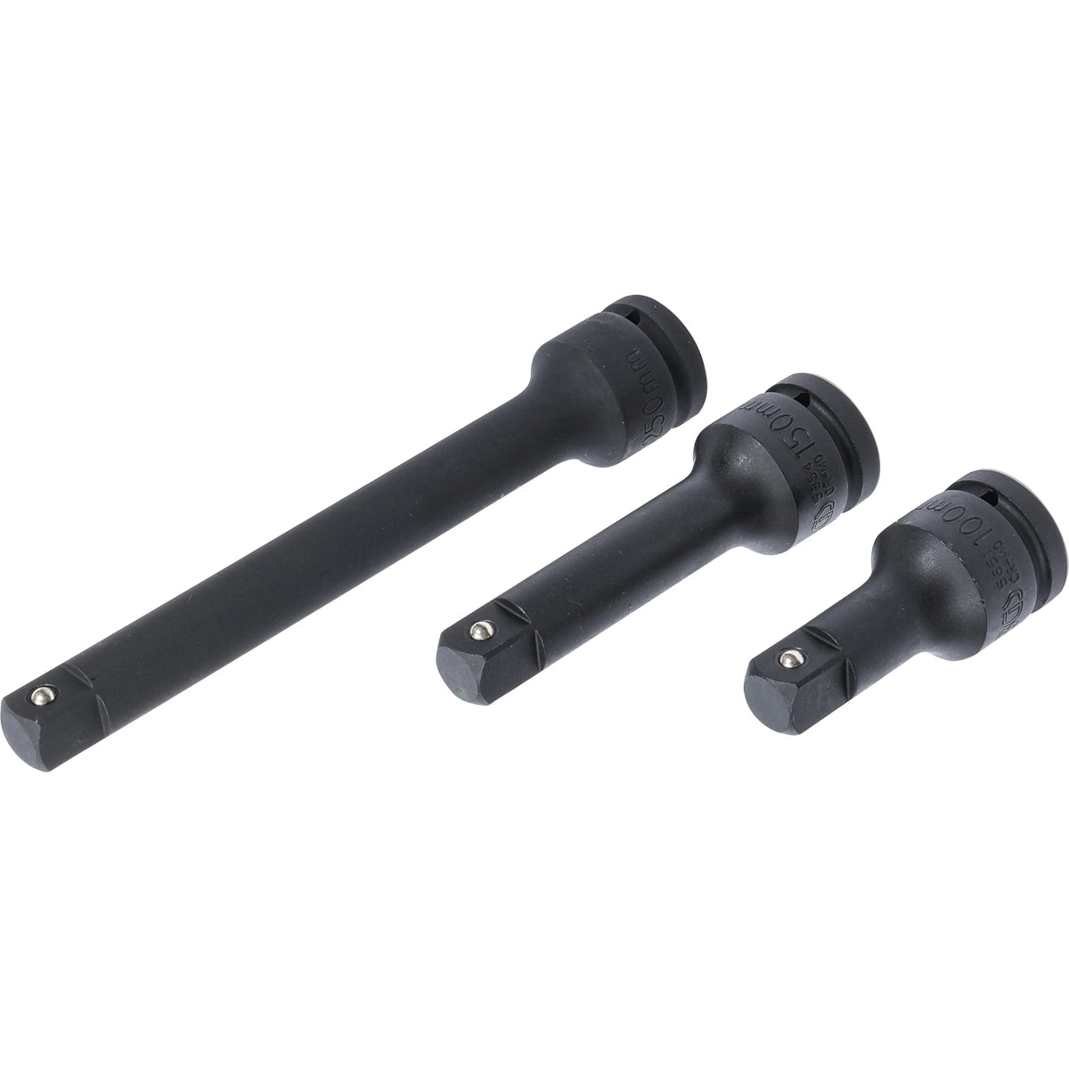 JUEGO DE EXTENSIONES DE IMPACTO CUADRADO EXTERIOR/INTERIOR 20 MM (3/4") 3 PIEZAS B8840 BGS