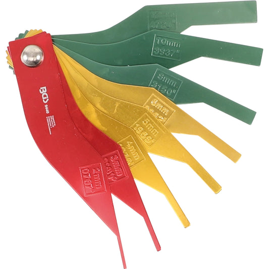 MEDIDOR /LAINAS ESPECIALES PARA MEDICIÓN DE BALATAS / METALICOS / 8 PIEZAS B9440 BGS