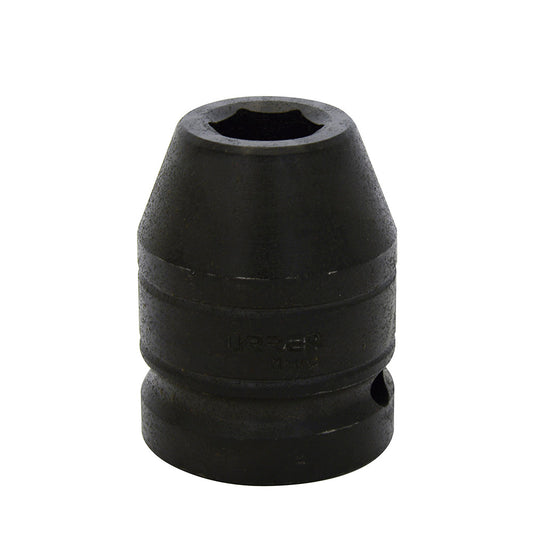 Dado de impacto URREA U10018 de 1-1/8 pulgadas, cuadro de 1 pulgada y 6 puntas