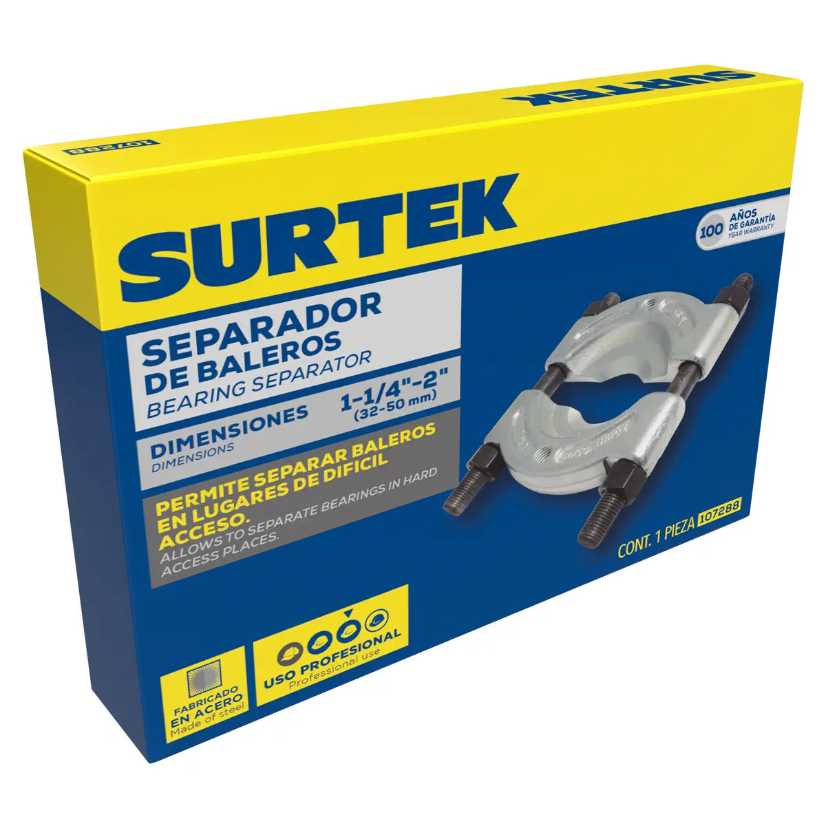 SEPARADOR DE BALEROS 1-1/4" A 2-1/4" U107288 SURTEK