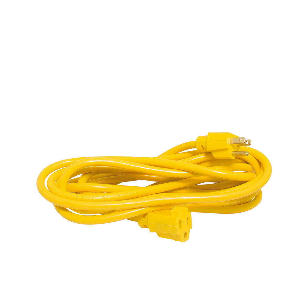 EXTENSIÓN ELÉCTRICA USO RUDO ATERRIZADA COLOR AMARILLO, 30 M U136175 SURTEK