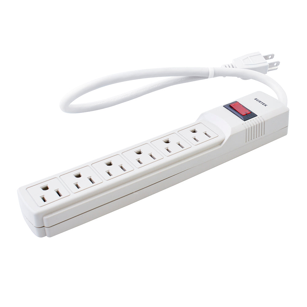 SUPRESOR DE PICOS 6 ENTRADAS CABLE 270 J DE 45 CM U136220 SURTEK