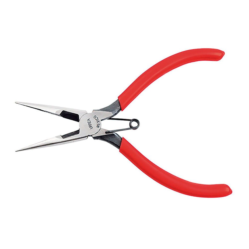 PINZA PARA ELECTRICISTA CON MANGO RUBBER GRIP DE 6-5/8" CON PUNTA LARGA U226G URREA