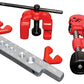 JUEGO DE AVELLANADOR, CORTATUBOS Y PRENSA AJUSTABLE DE 3/16" A 5/8", 3 PIEZAS U349 URREA