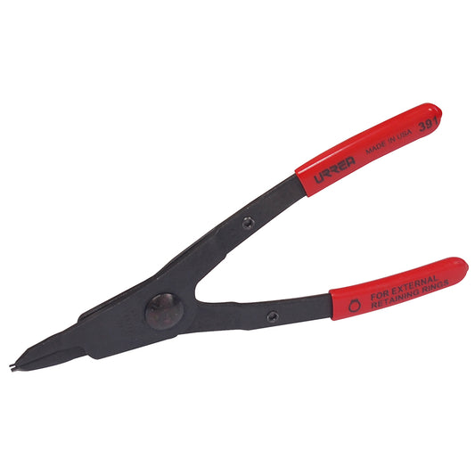 PINZA PARA ANILLOS DE RETENCIÓN CON MANGO RUBBER GRIP FIJAS TIPO EXTERNO ÁNGULO DE 0 U391 URREA