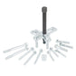 JUEGO DE EXTRACTOR AUTOMOTRIZ DE VOLANTE TIPO C, 17 PIEZAS U4205 URREA