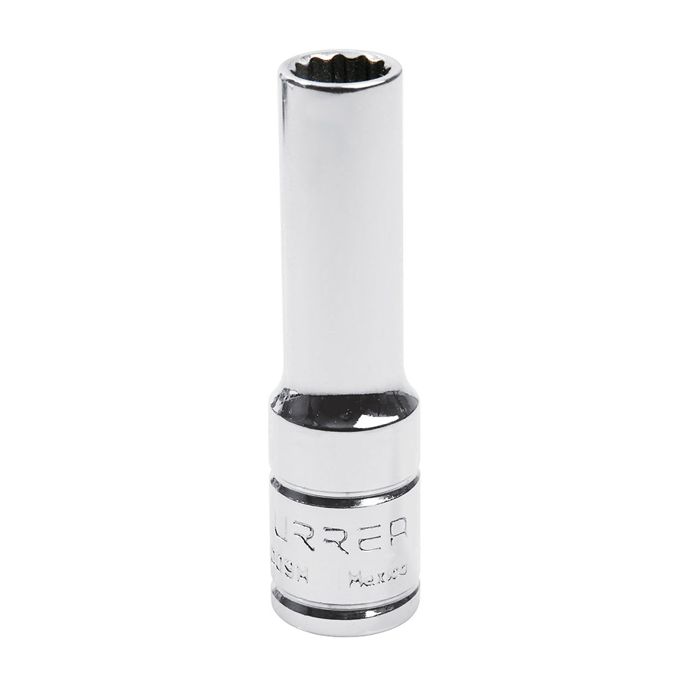 DADO LARGO CUADRO DE 3/8", 12 PUNTAS, MÉTRICO, 9 MM U5009M URREA