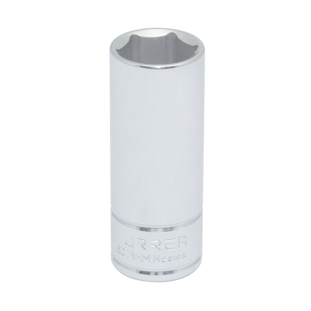 DADO LARGO CUADRO DE 3/8", 6 PUNTAS, MÉTRICO, 13 MM U5013HM URREA