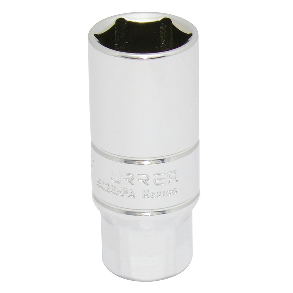 DADO EN PULGADAS CUADRO DE 3/8" PARA BUJÍA CON NEOPRENO, 13/16" U5026HPA URREA