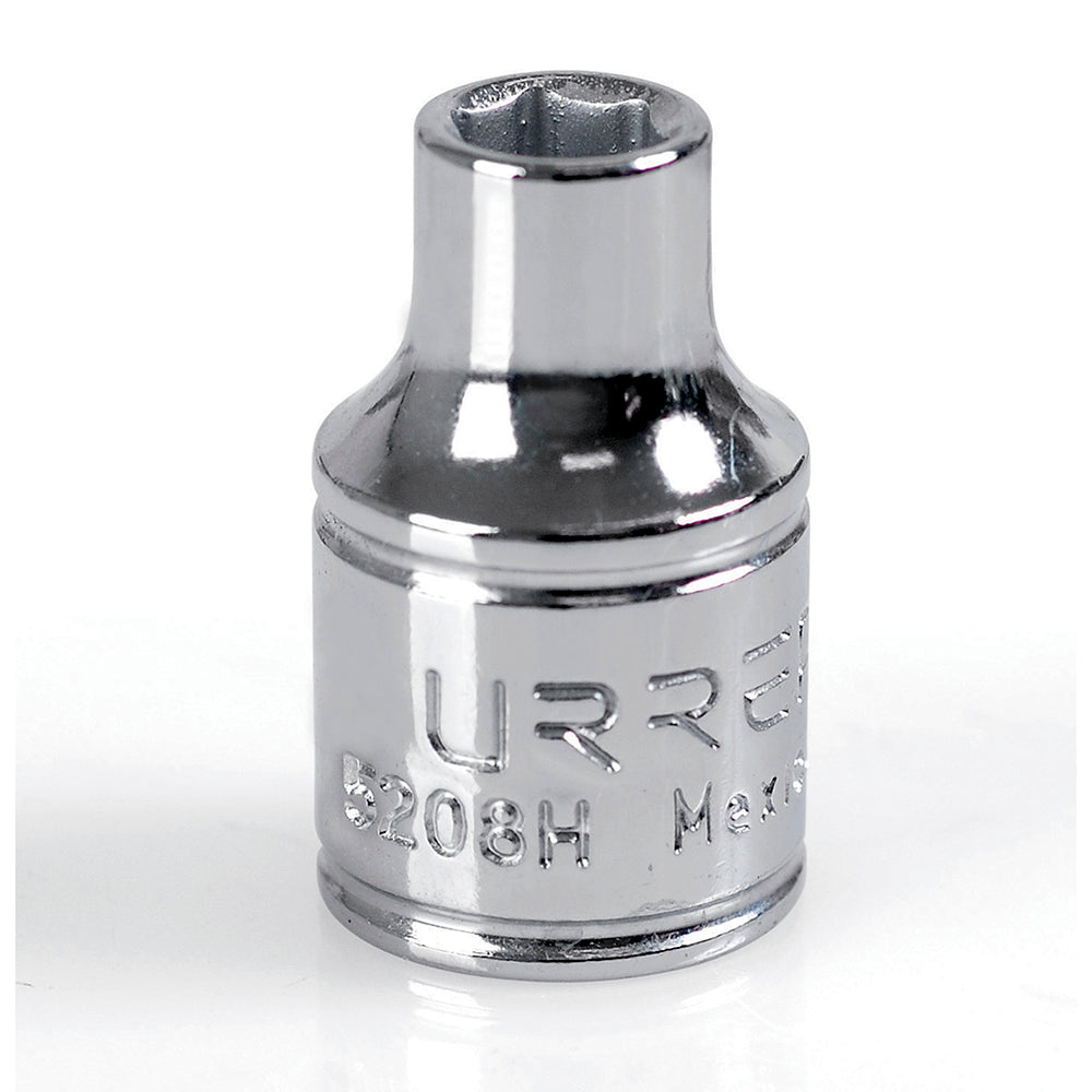 DADO CUADRO DE 3/8", 6 PUNTAS, EN PULGADAS, 1/4" U5208H URREA