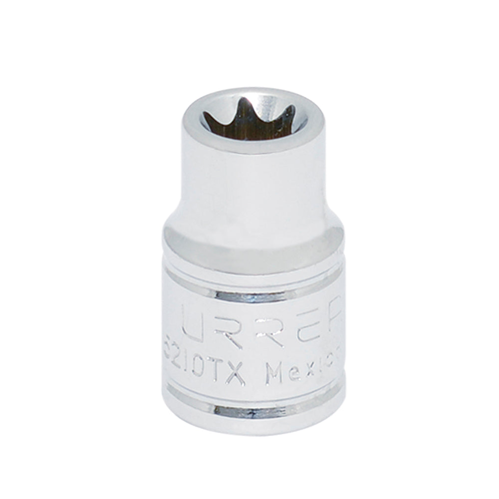 Dado Torx hembra E10 con cuadro de 3/8 pulgadas URREA U5210TX