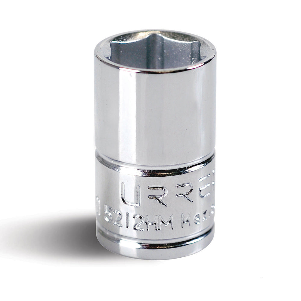 DADO CUADRO DE 3/8", 6 PUNTAS, MÉTRICO, 12 MM U5212HM URREA